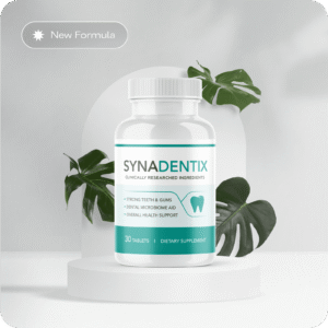 Synadentix daily oral microbiome chewable supplement bottle
